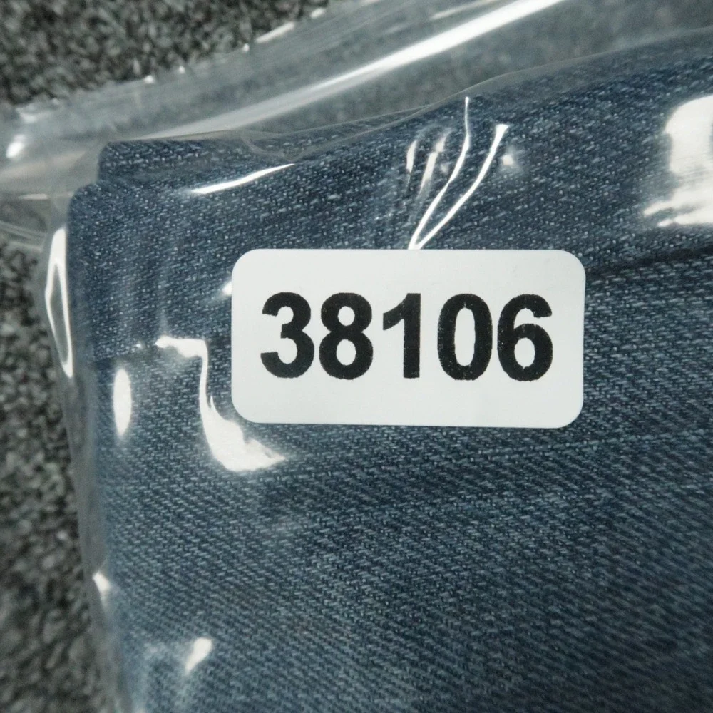True Religion Jeans Mens 36x28‎ Blue Bootcut Raw Hem 5 Pocket Flaps